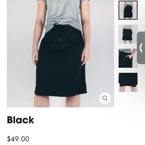 Black MOD skirt